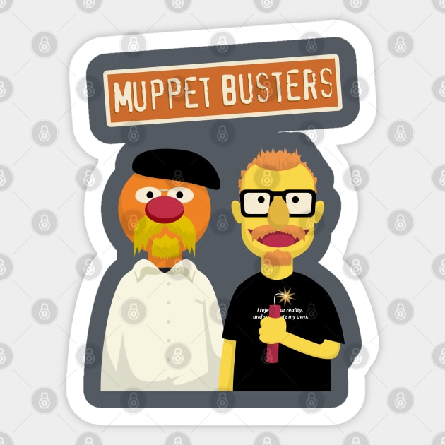 MUPPET BUSTERS Sticker by monkeyminion